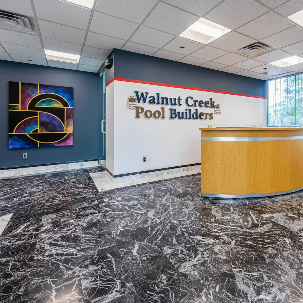 Walnut Creek Pool Builders office interior